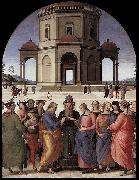 Pietro Perugino Marriage of the Virgin painting